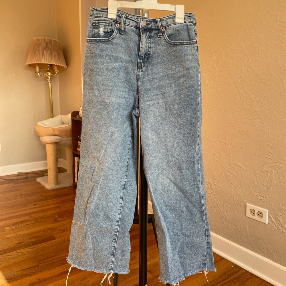 Classic Blue Wide Leg Women's Jeans